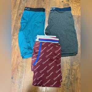 Aero and Champion boxer briefs.  Size medium
